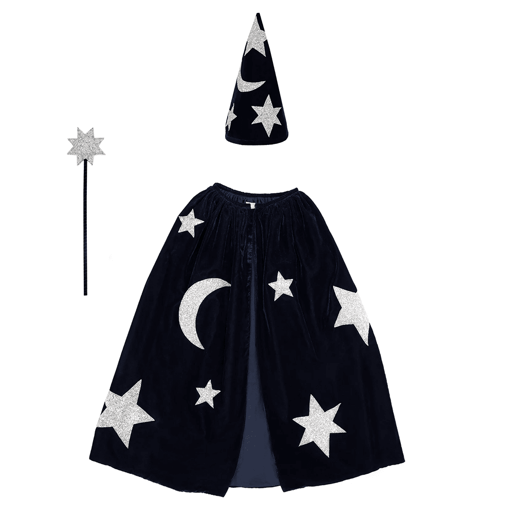 Velvet Wizard Costume - Blue, Shopsweetluluss