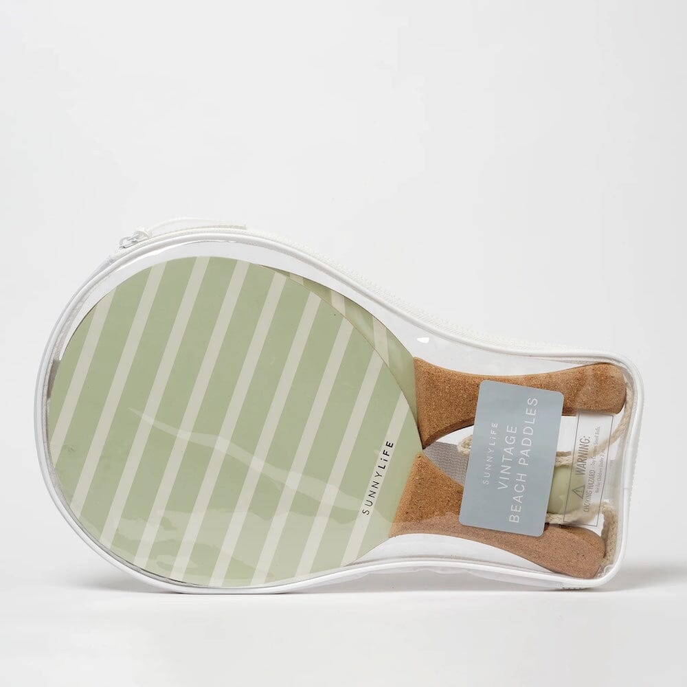 Vintage Beach Paddles - La Palma Sage Stripe, Shopsweetluluss