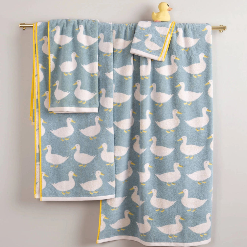 Waddling Ducks Organic Hand Towel, Shopsweetluluss
