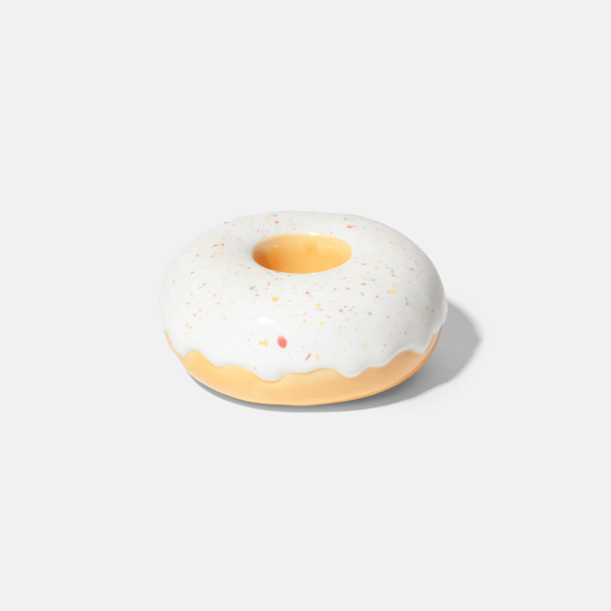 Donut Candle Holder - White, Shopsweetluluss