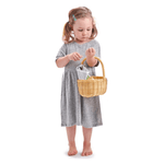 Wicker Shopping Basket Toy Set, Shopsweetluluss