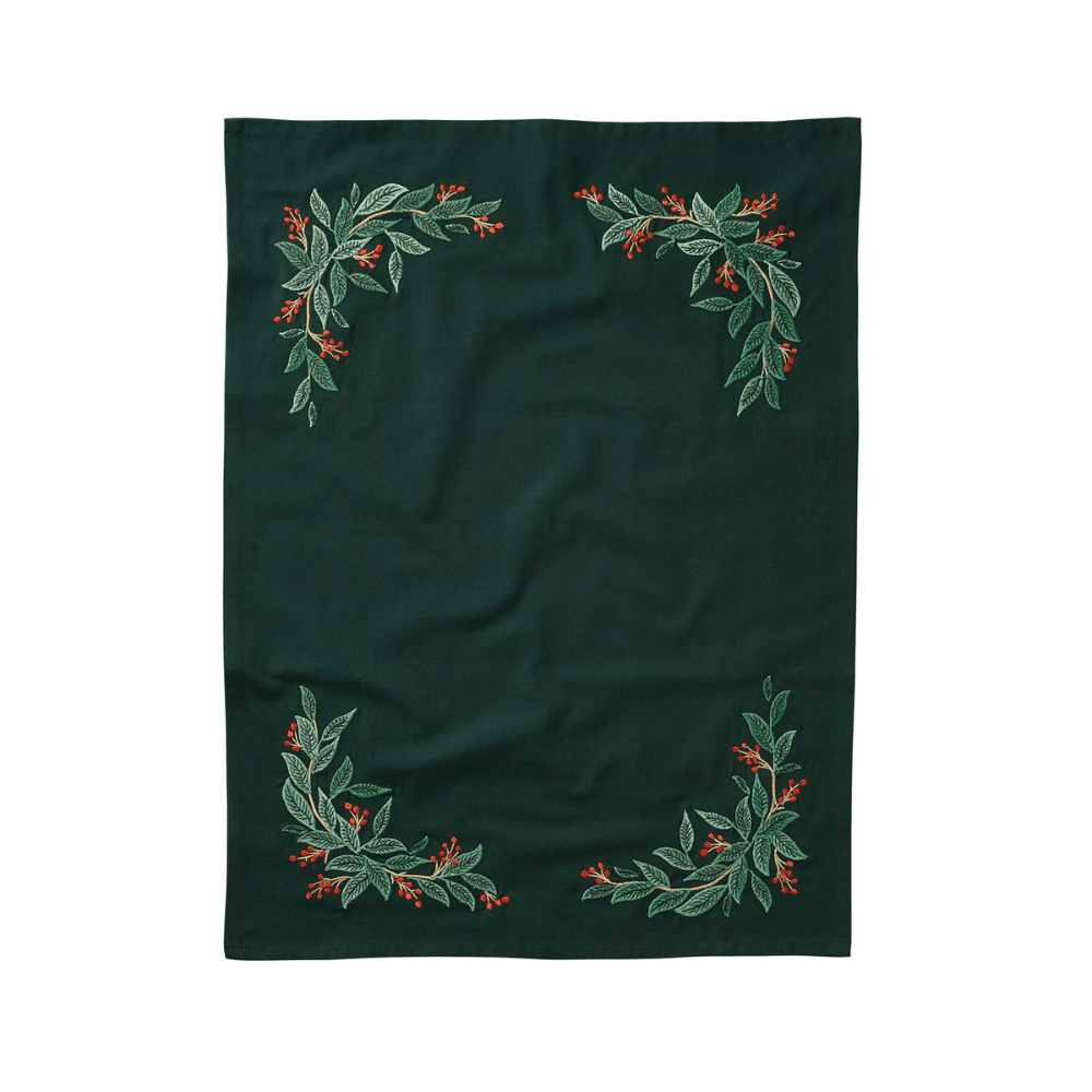 Willowberry Embroidered Tea Towel, Shopsweetluluss