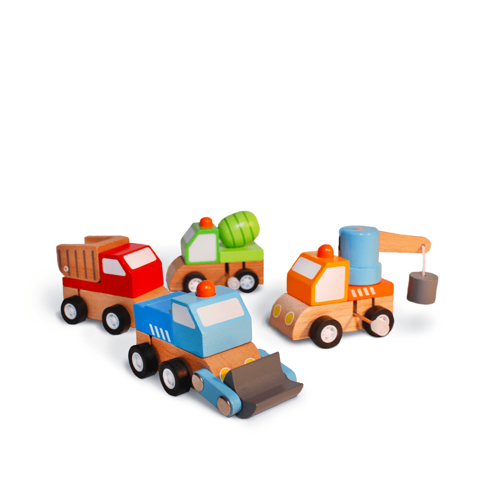Wind Up Construction Trucks - 4 Style Options, Shopsweetluluss