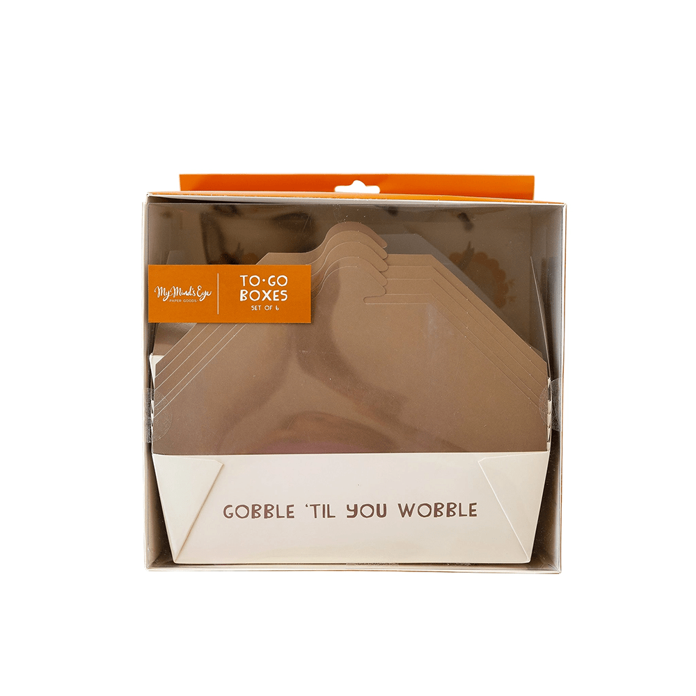 Wobble and Gobble Take Home Boxes, Shopsweetluluss