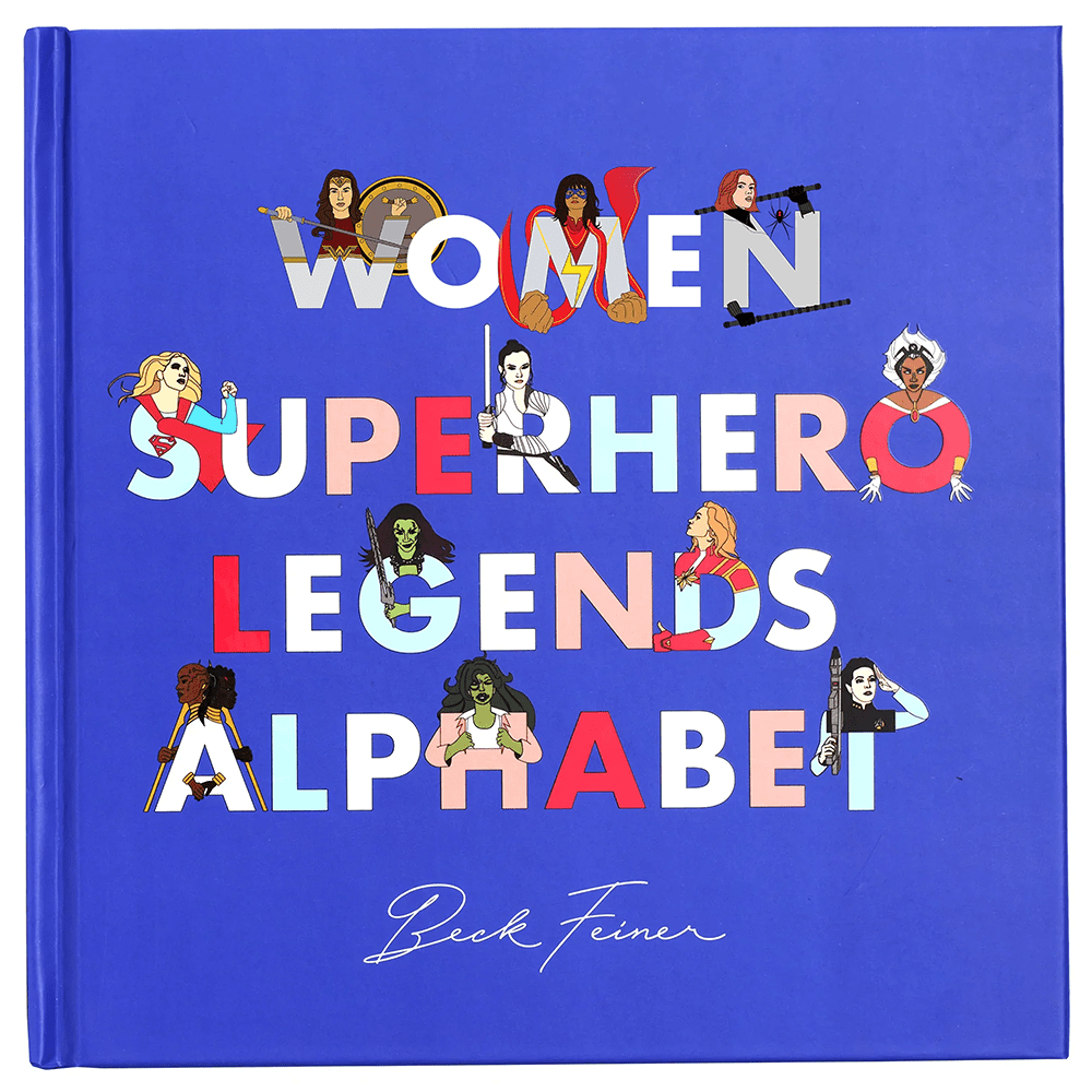 Women Superhero Legends Alphabet Book, Shopsweetluluss
