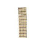 Woven Cotton Table Runner - Cream, Green & Yellow Plaid, Shopsweetluluss