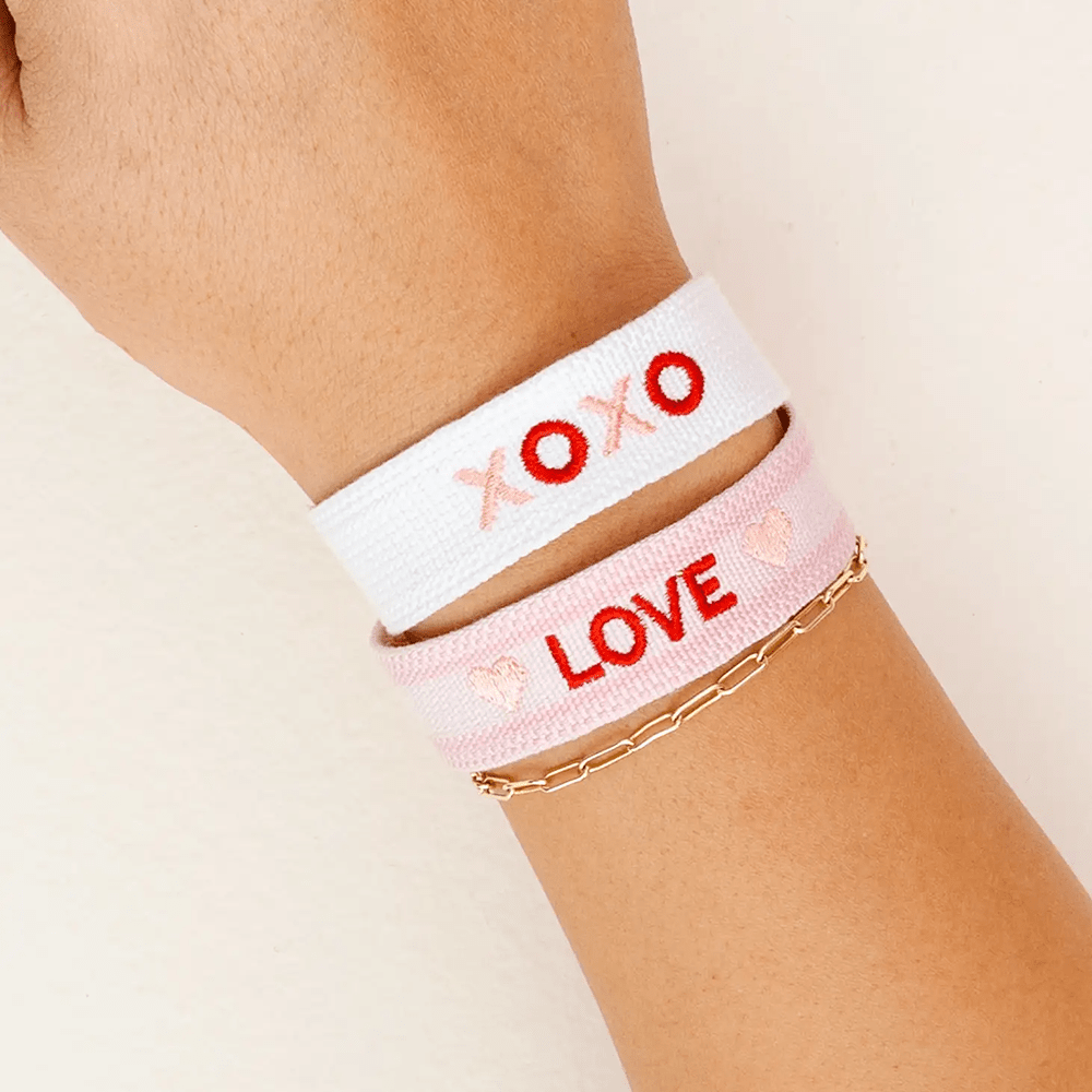 Woven Word Bracelet - XOXO, Shopsweetluluss