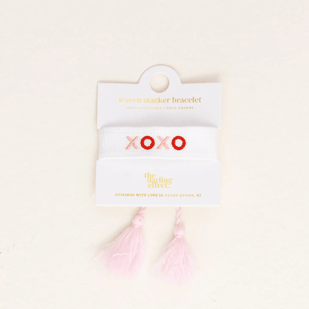 Woven Word Bracelet - XOXO, Shopsweetluluss