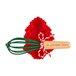 Christmas Baking Mold & Whisk Set - Red Christmas Tree Mold & Green Whisk, Shopsweetluluss
