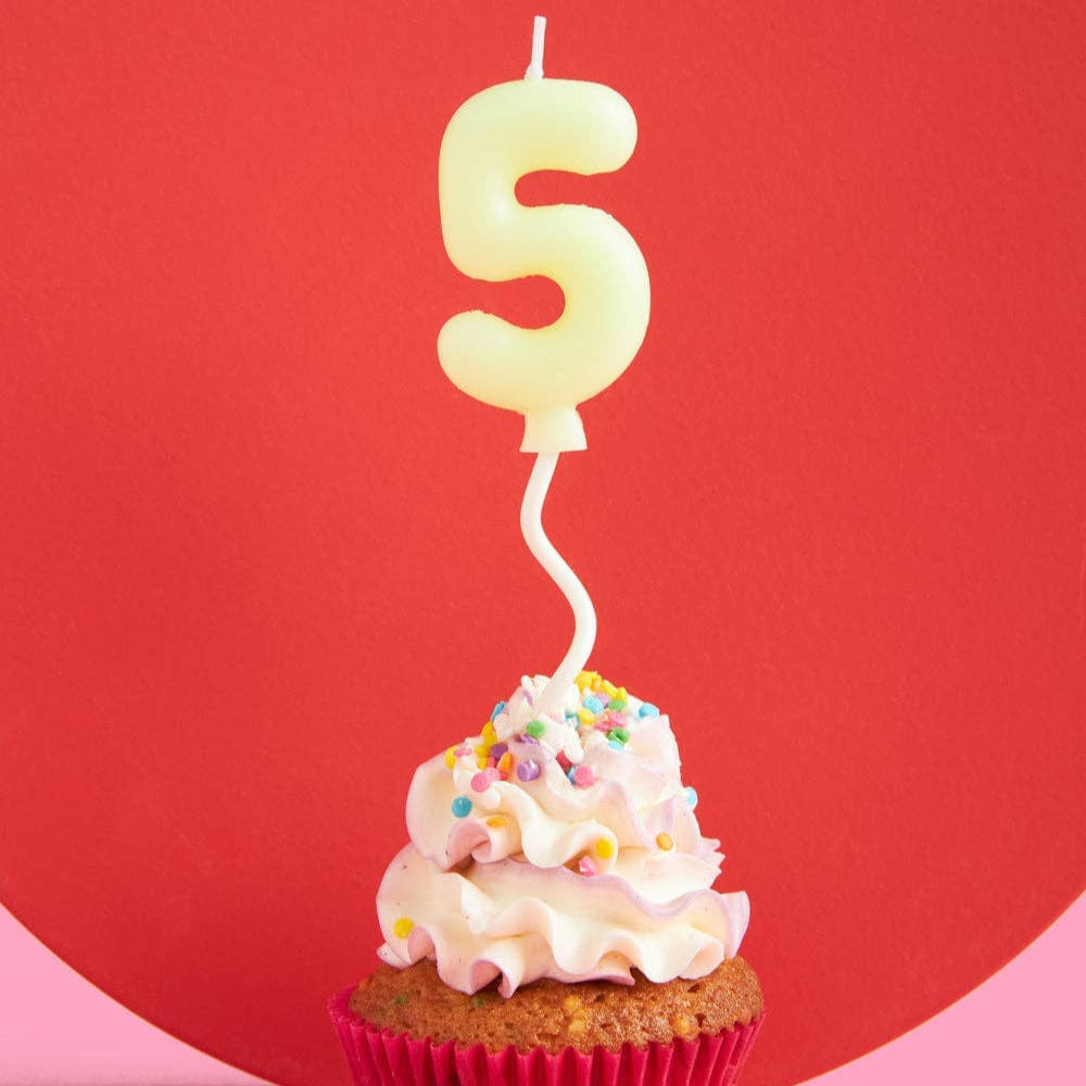 Bubble Candle, Pastel Yellow - #5, Shopsweetluluss