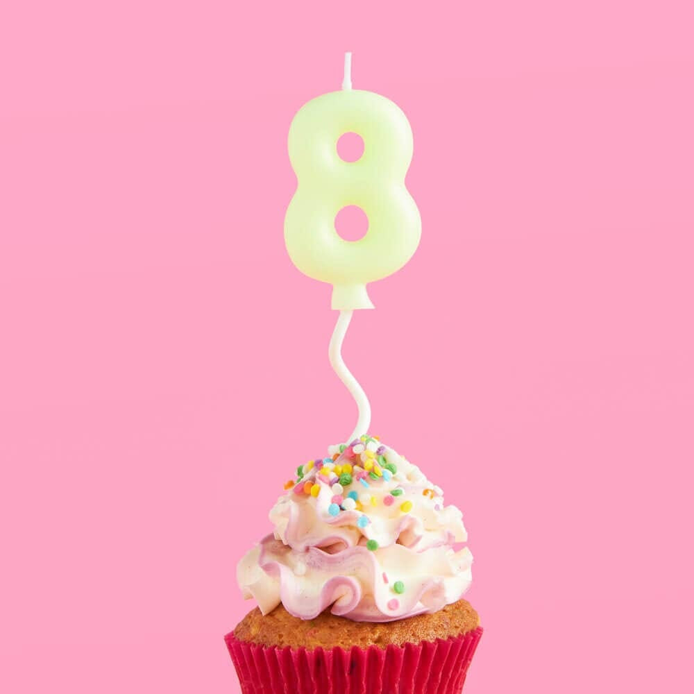 Bubble Candle, Pastel Yellow - #8, Shopsweetluluss
