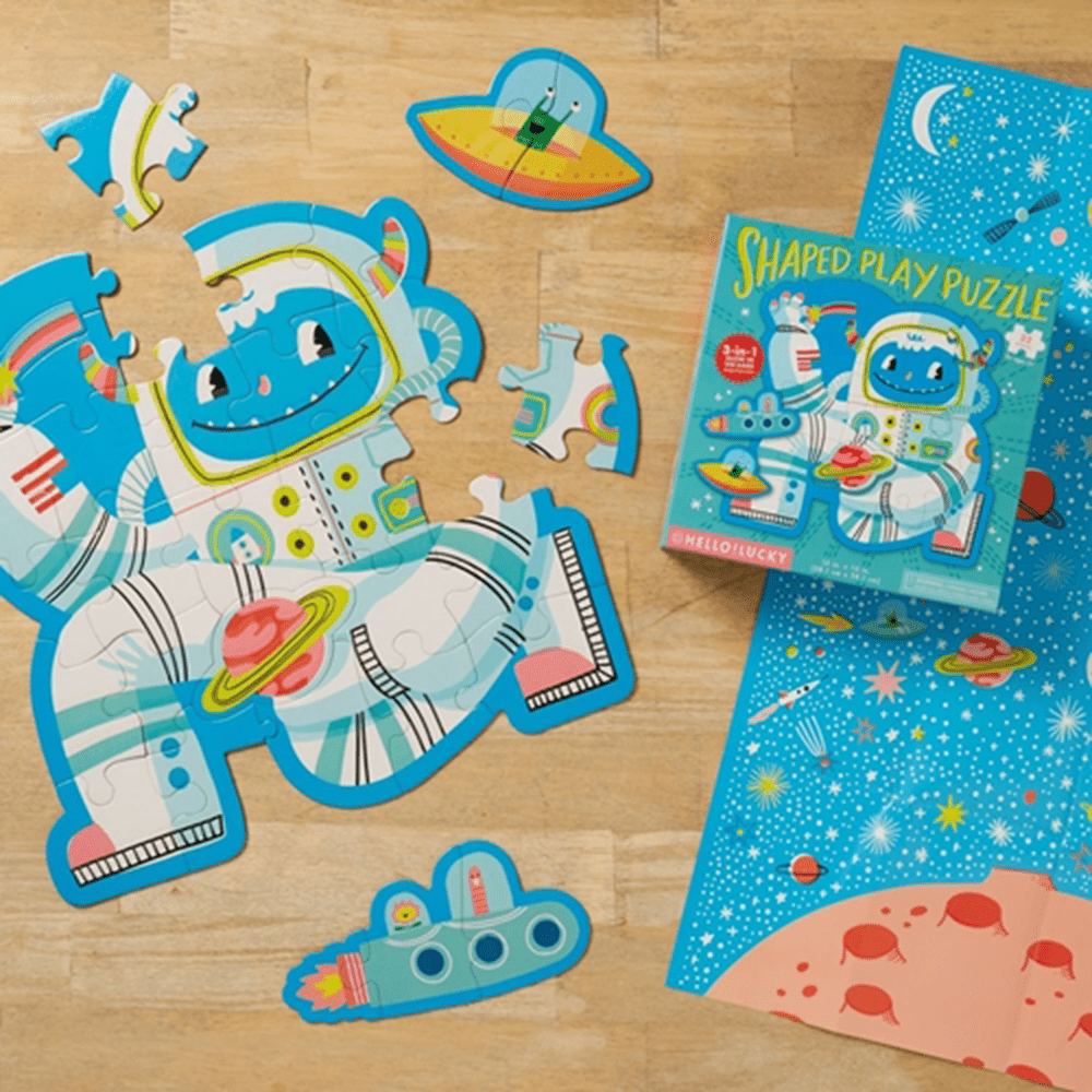 Yeti Shaped Play Puzzle, Shopsweetluluss