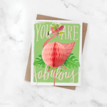 Pop-Up Flamingo - Thank You Card - Shopsweetluluss