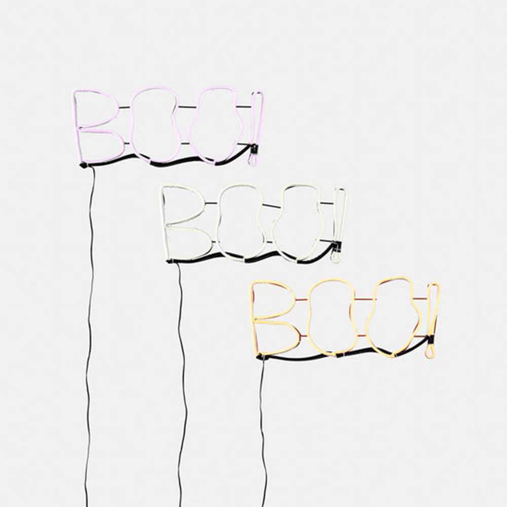 "BOO!" Neon Sign - 3 Color Options, Shopsweetluluss