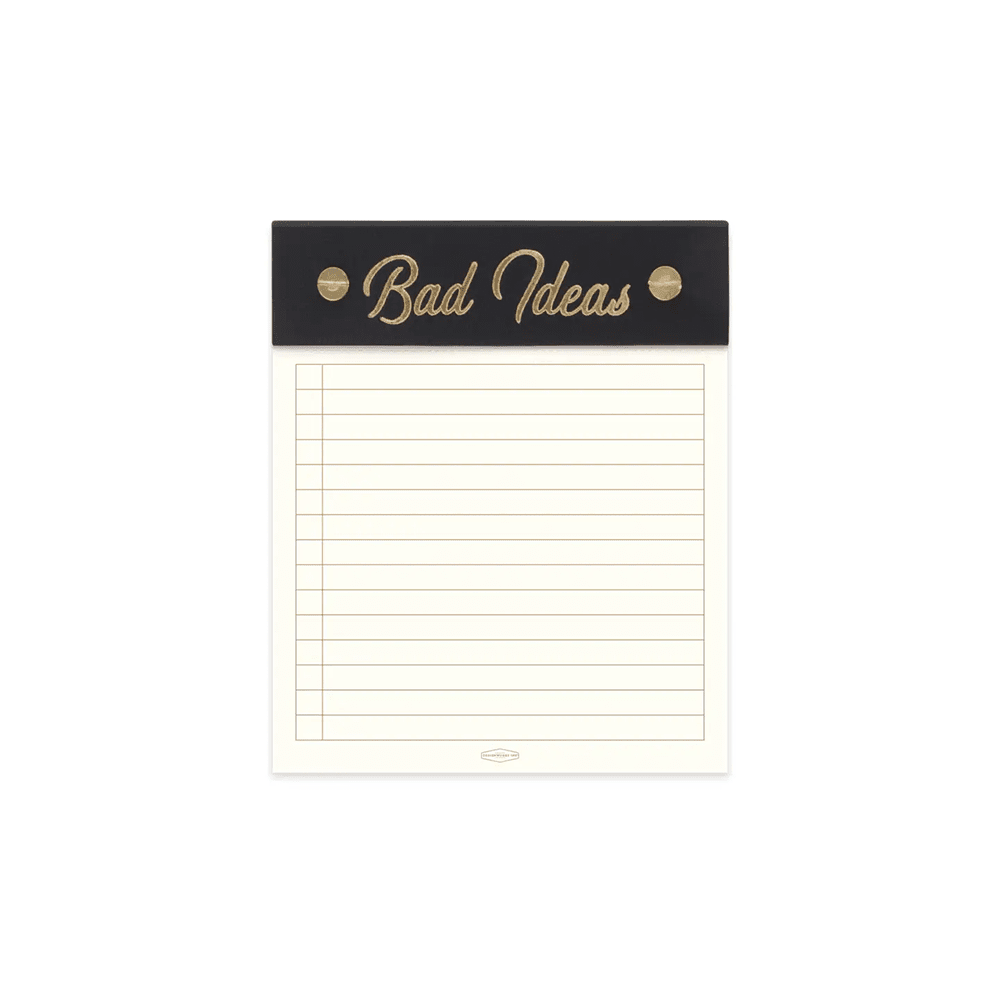"Bad Ideas" Note Pad, Shopsweetluluss