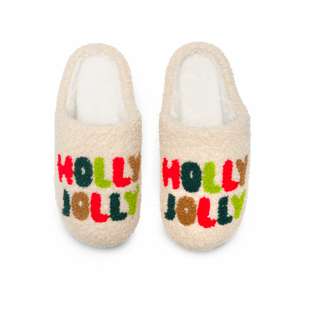 "Holly Jolly" Slippers - 2 Size Options, Shopsweetluluss