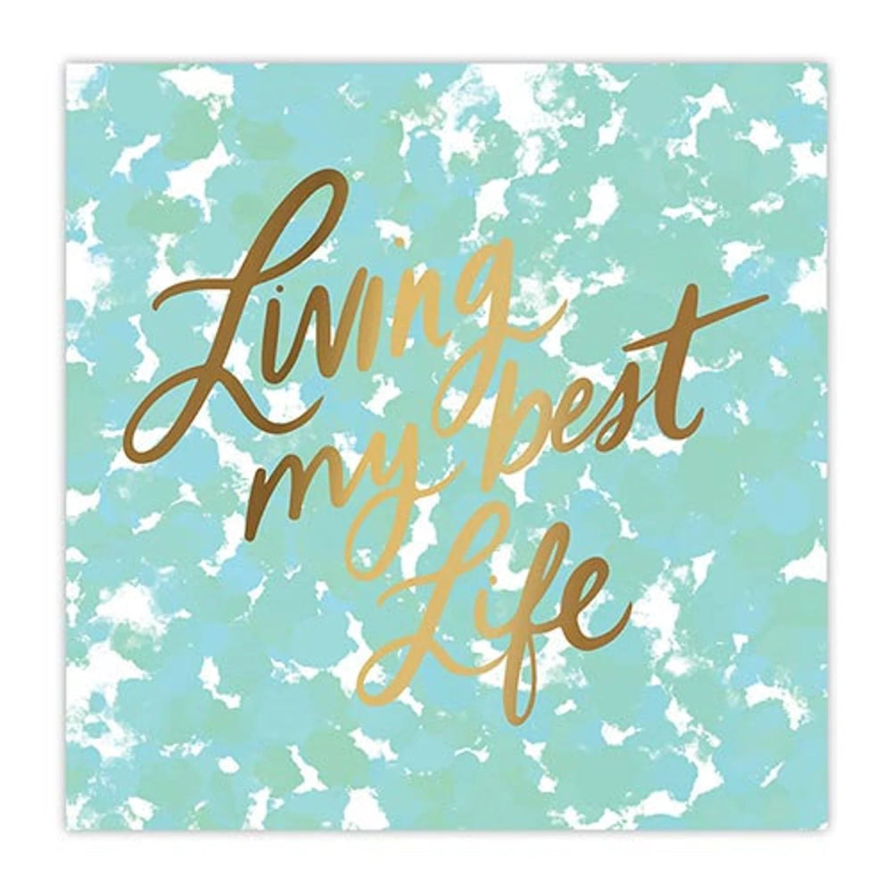"Living My Best Life" Cocktail Napkins, Shopsweetluluss