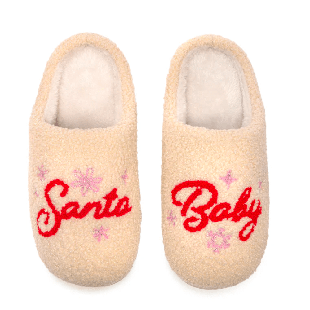 "Santa Baby" Slippers - 2 Size Options, Shopsweetluluss