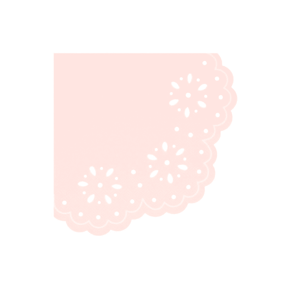 Meri Meri Broderie Anglaise Lace Multi Large Napkins, Shopsweetluluss