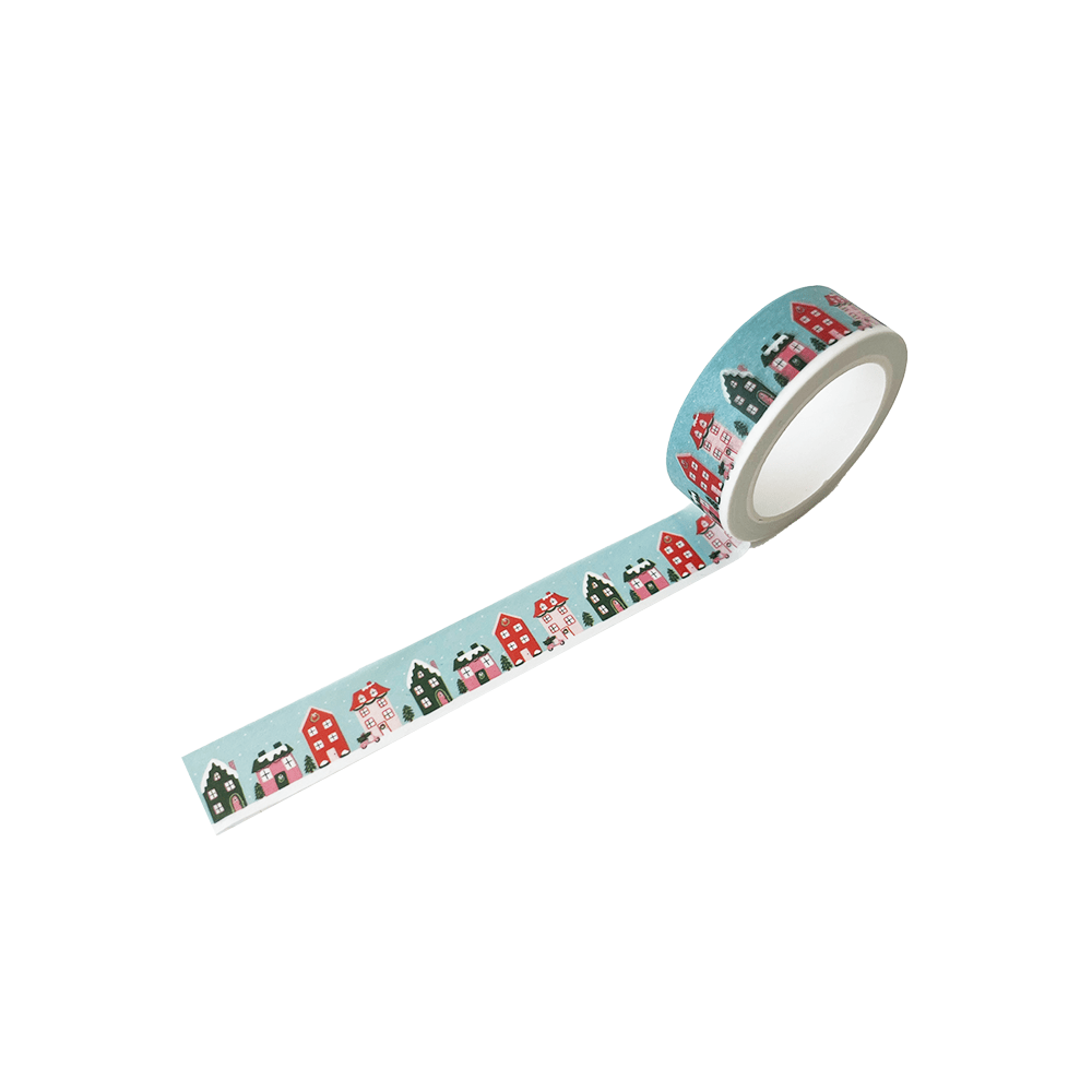 Holiday Houses Washi Tape, Shopsweetluluss
