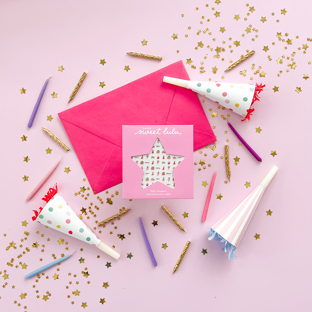 Sweet Celebrations Nail Stickers, Shopsweetluluss