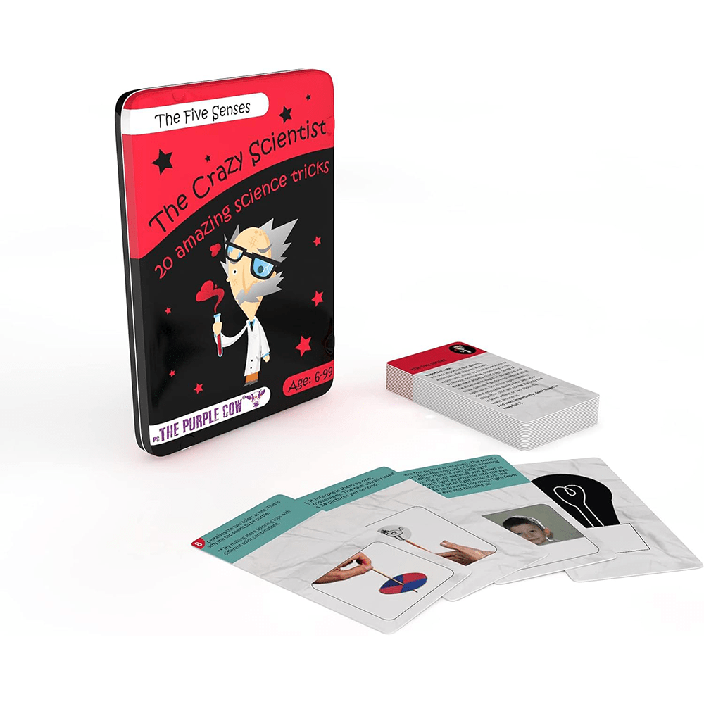 The Crazy Scientist - The Five Senses Activity Cards, Shopsweetluluss