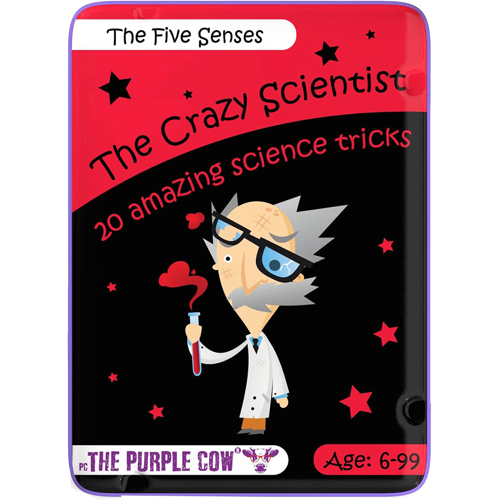 The Crazy Scientist - The Five Senses Activity Cards, Shopsweetluluss