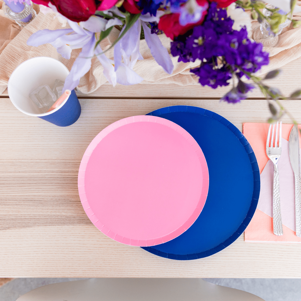 Shades Midnight Dinner Plates