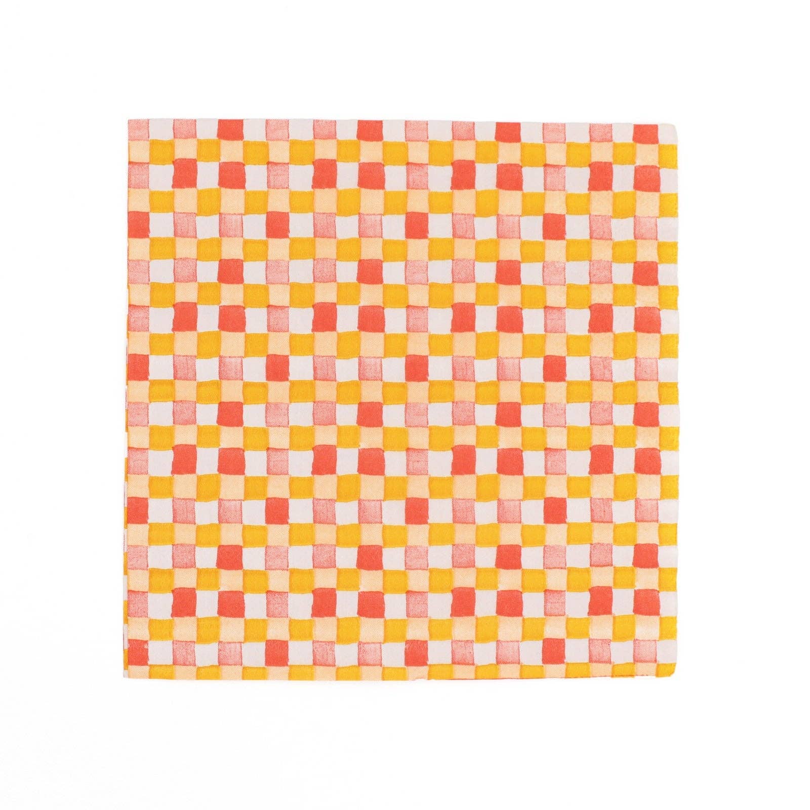 Petite Painted Checker Napkins