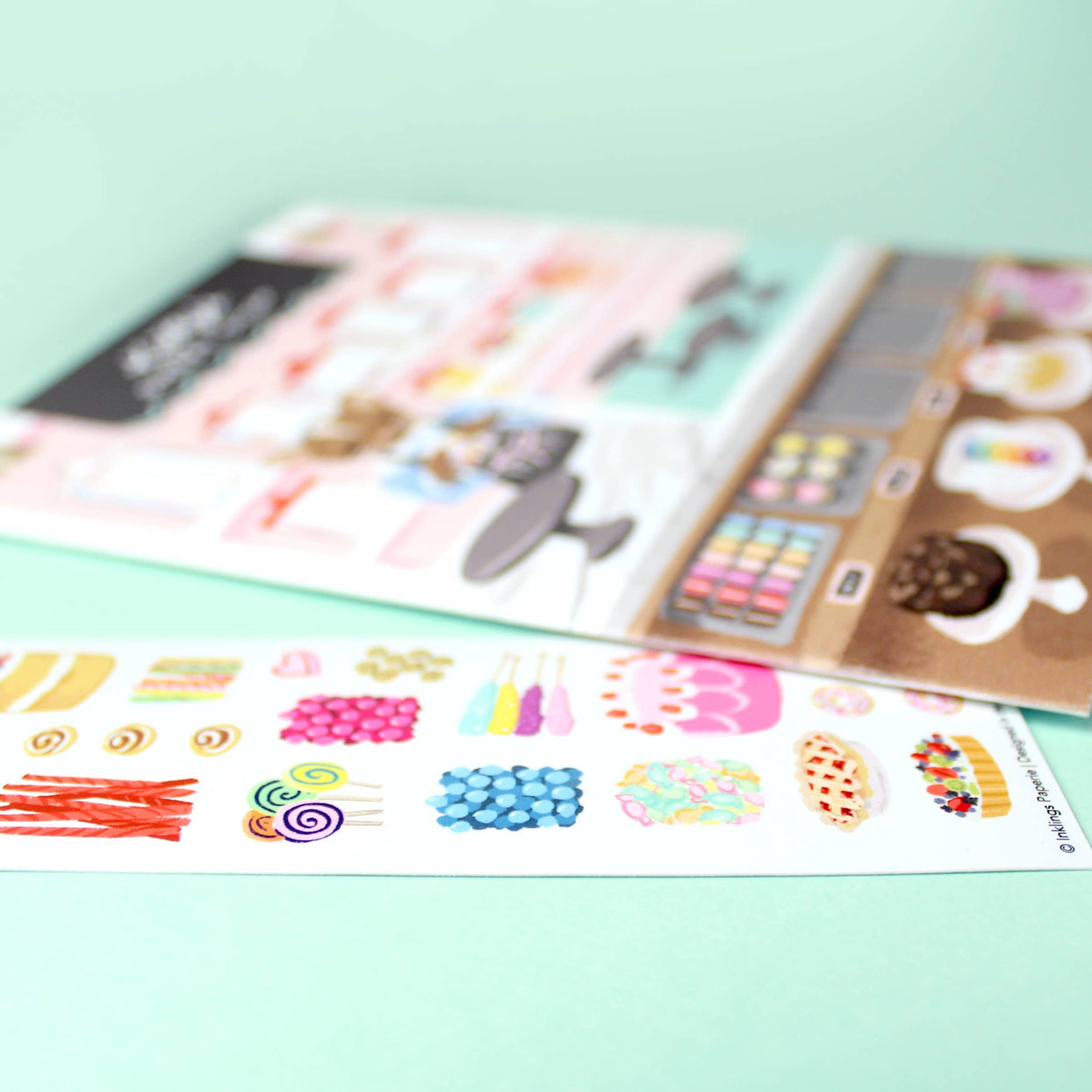 Sweet Shop Sticker Scene Card, Shopsweetluluss