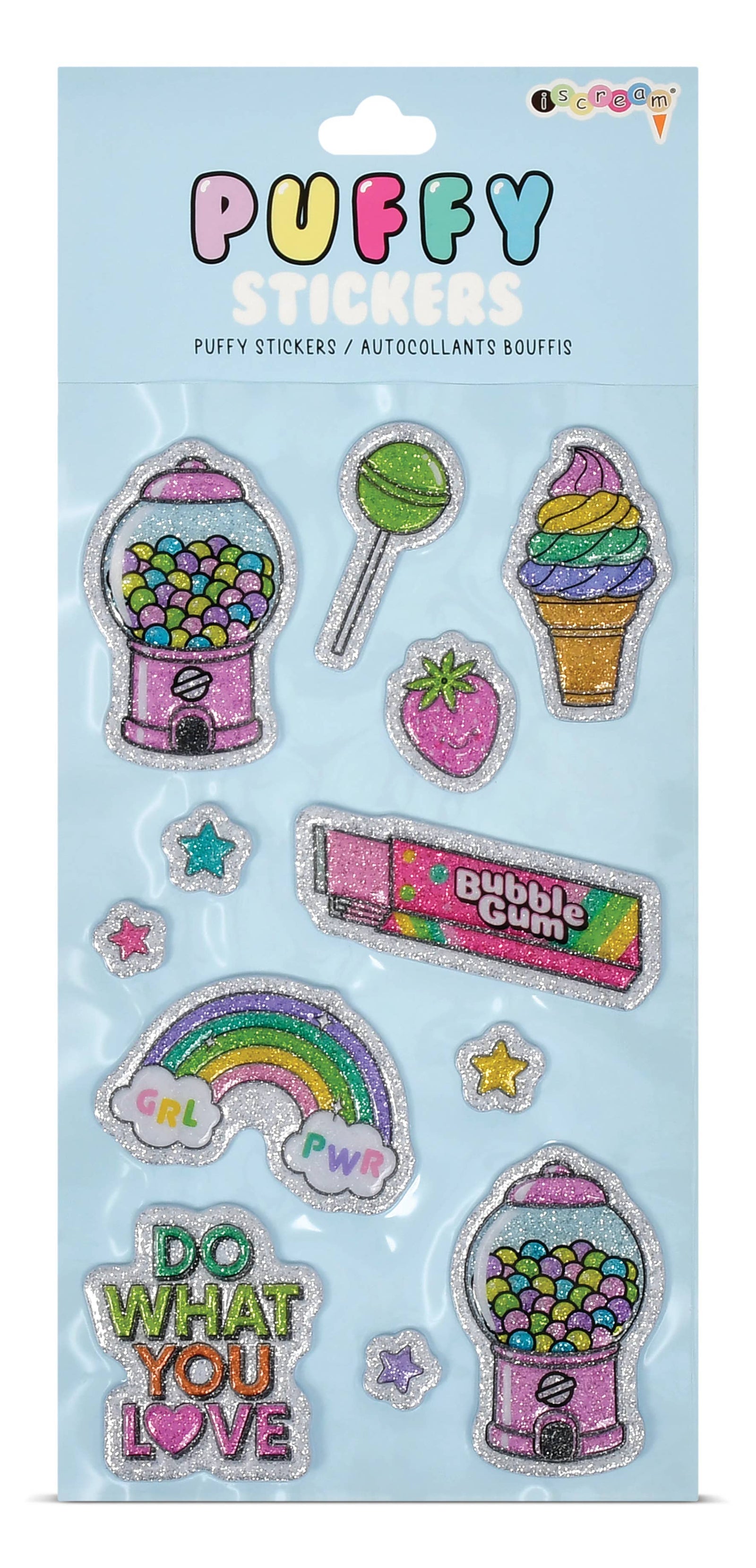 Gumball Machine Puffy Stickers, Shopsweetluluss