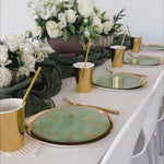 The Gatz Sage Green Dinner Plates