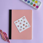 Boho Rainbow Sticker Set