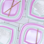 Posh PinkAholic Plates - 3 Size Options