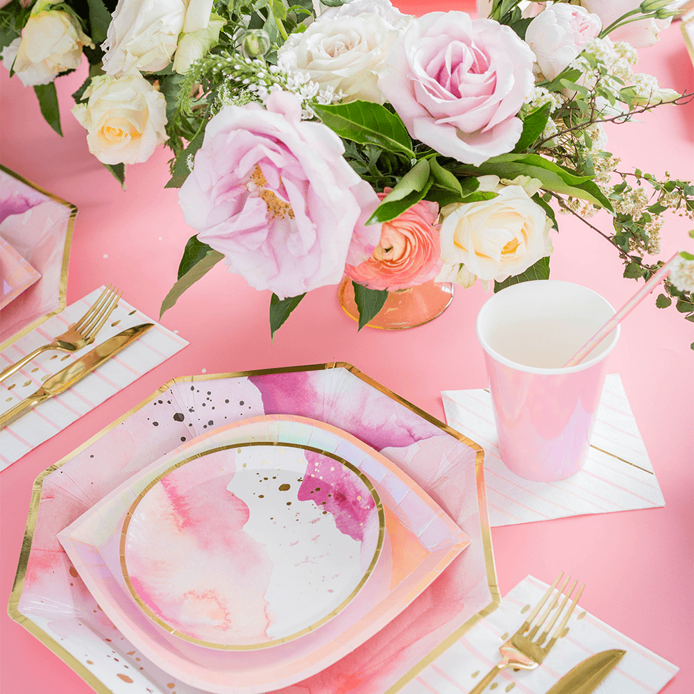 Pretty in Pink Charger Plates from Jollity & Co
