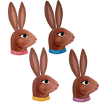 Chocolate Bunnies Dinner Plate