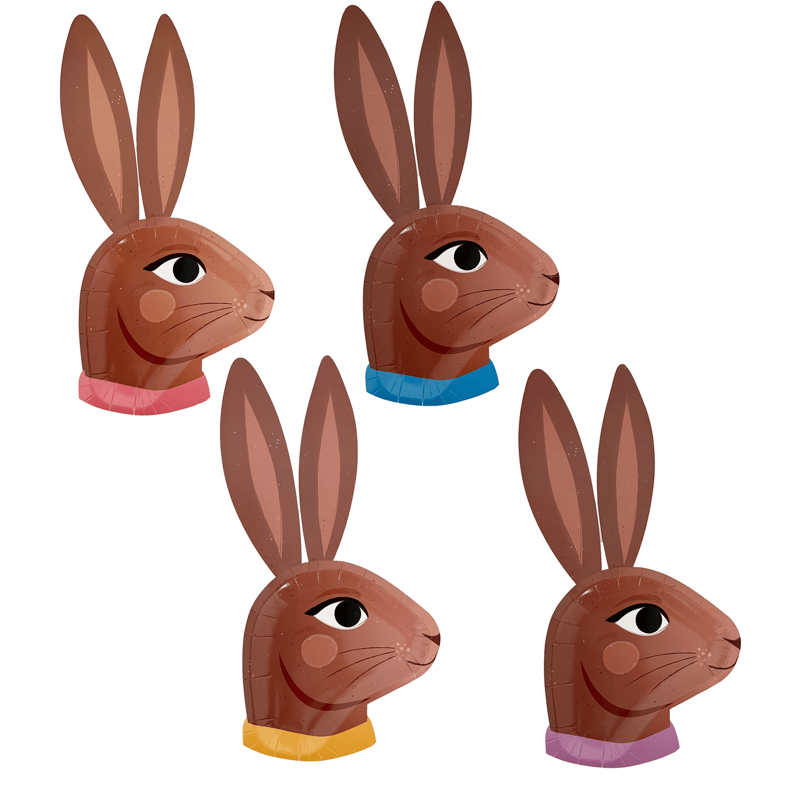Chocolate Bunnies Dinner Plate