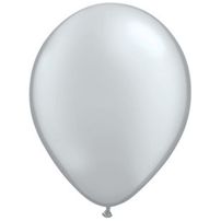 Latex Balloon, Silver - Shopsweetluluss