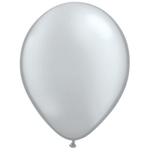11" Latex Balloon, Silver available at Shopsweetluluss