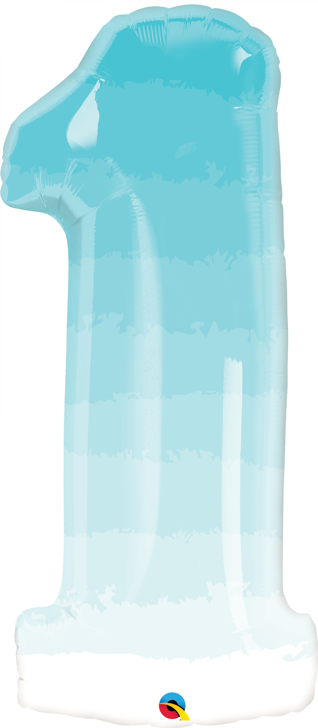 Ombre Number 1 Balloon