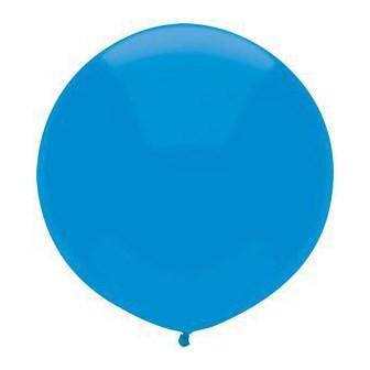17" Bright Blue Round Balloon available at Shopsweetluluss