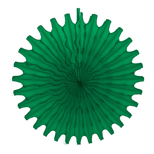Emerald Green 18" Honeycomb Fan - Shopsweetluluss