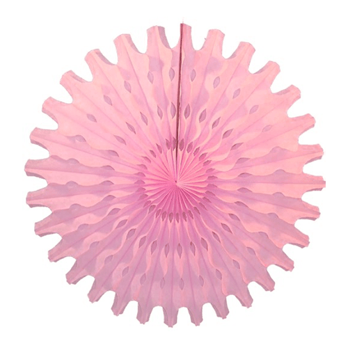 Carnation Pink 18" Honeycomb Fan - Shopsweetluluss