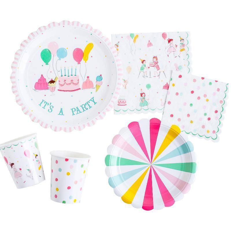 'It's a Party' Large Vintage Napkins - Shopsweetluluss