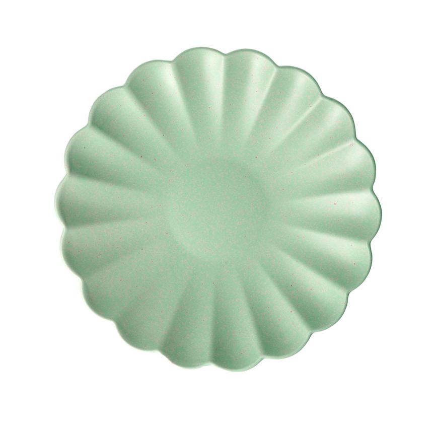 Reusable Bamboo Fiber Mixed Plate Set, Small