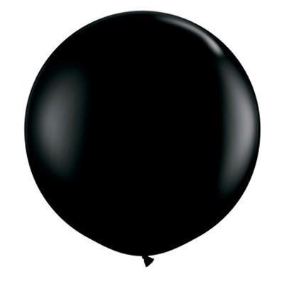 36" Round Balloon: Onyx Black - Shopsweetluluss