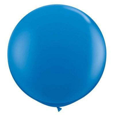 36" Round Balloon: Royal Blue Jewel - Shopsweetluluss