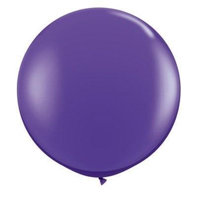 36" Round Balloon: Violet - Shopsweetluluss