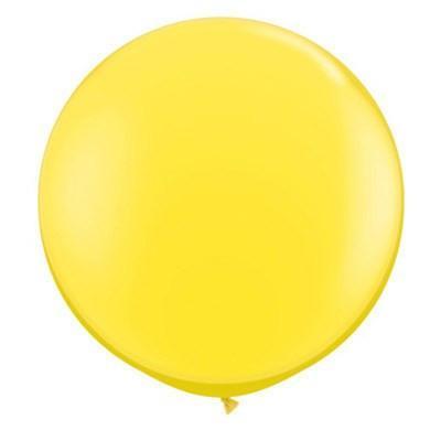 36" Round Balloon: Sunshine Yellow - Shopsweetluluss