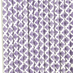 Purple Damask Paper Straws -Set of 25
